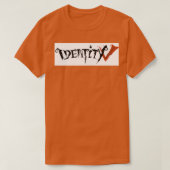 Identiteit v t-shirt (Design voorkant)