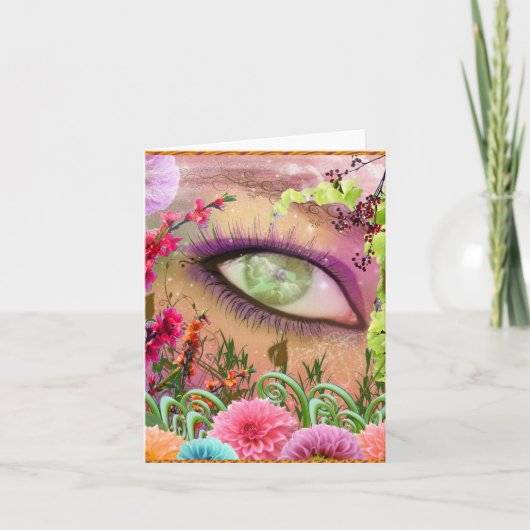 identiteit van het oog kaart (Voorkant)