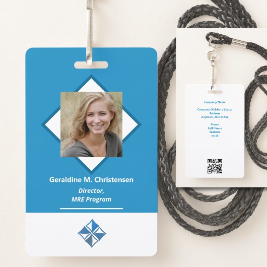 identiteitsbadge voor bedrijfsfoto's badge