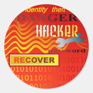 Identiteitsbewijs Ronde Sticker