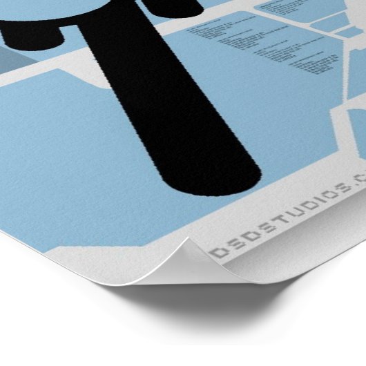 Identiteitscrisis Amerikaanse Pop Cultuur Poster (Hoek)