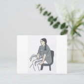 Identiteitscrisis Briefkaart (Staand voorkant)