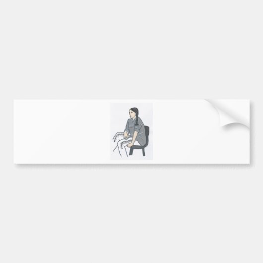 Identiteitscrisis Bumpersticker (Voorkant)