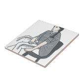 Identiteitscrisis Tegeltje (Zijkant)