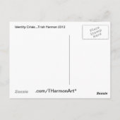 Identiteitscrisis Tomato ziet Psychiatrist Briefkaart (Achterkant)