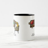 Identiteitscrisis Tomato ziet Psychiatrist Tweekleurige Koffiemok (Center)