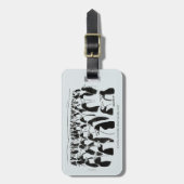 Identiteitsdiefstal Bagagelabel (Voorkant verticaal)