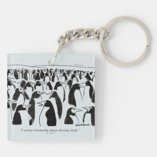 Identiteitsdiefstal Sleutelhanger (Achterkant)