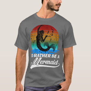Identiteitskaart eerder een Mermaid Retro Cute Me T-shirt