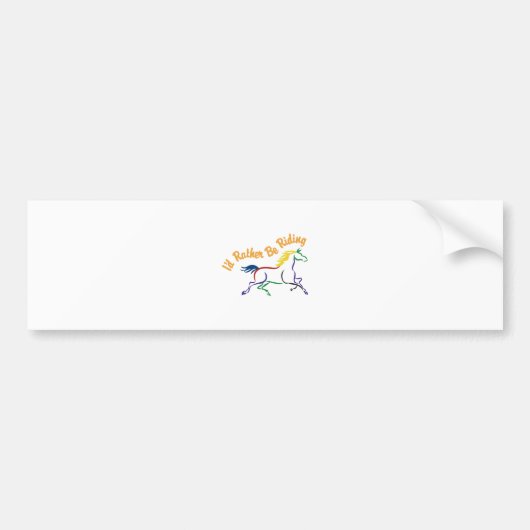 Identiteitskaart eerder Riding Bumpersticker (Voorkant)