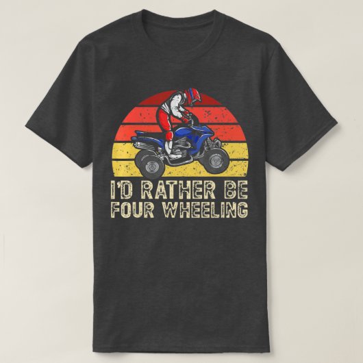 Identiteitskaart eerder vier wielrennen ATV Rider  T-shirt (Design voorkant)