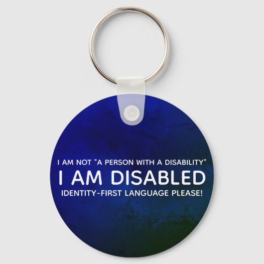 Identiteitskaart eerste Sleutelhanger invaliditeit (Voorkant)