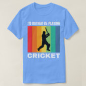 Identiteitskaart in plaats van cricket af te spele t-shirt (Design voorkant)