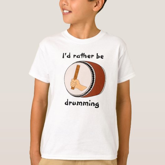 Identiteitskaart in plaats van drumming Japanse Ta T-shirt (Voorkant)