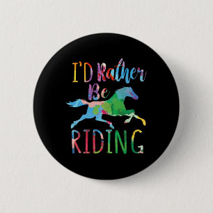 Identiteitskaart in plaats van treed Funny Horseba Ronde Button 5,7 Cm