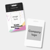 Identiteitskaart Kaart Badge (Voor- en achterkant)