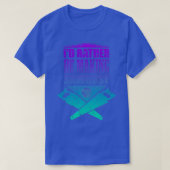 Identiteitskaart maakt eerder zaagstoftimmerwerk t-shirt (Design voorkant)