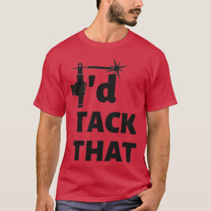 Identiteitskaart tikt dat het Lassen Citaat T-shirt