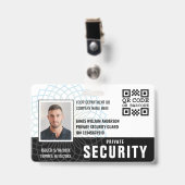 Identiteitskaart van de douane Privé-beveiliger ID Badge (Front with Clip)