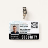 Identiteitskaart van de douane Privé-beveiliger ID Badge (Voorkant met clip)