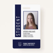 Identiteitskaart van de middelbare school badge (Voorkant)