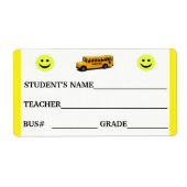 Identiteitskaart van de Student van de douane en d Etiket (Voorkant)