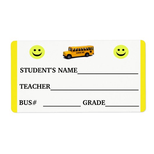 Identiteitskaart van de Student van de douane en d Etiket (Voorkant)