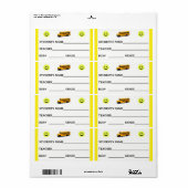 Identiteitskaart van de Student van de douane en d Etiket (Full Sheet)