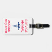 Identiteitskaart van het Dienstdier - Toegang vere Bagagelabel (Voorkant horizontaal)