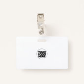 Identiteitskaart van het Personeel van de Foto van Badge (Achterkant met clip)