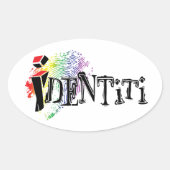 Identiti Ovale Sticker (Voorkant)