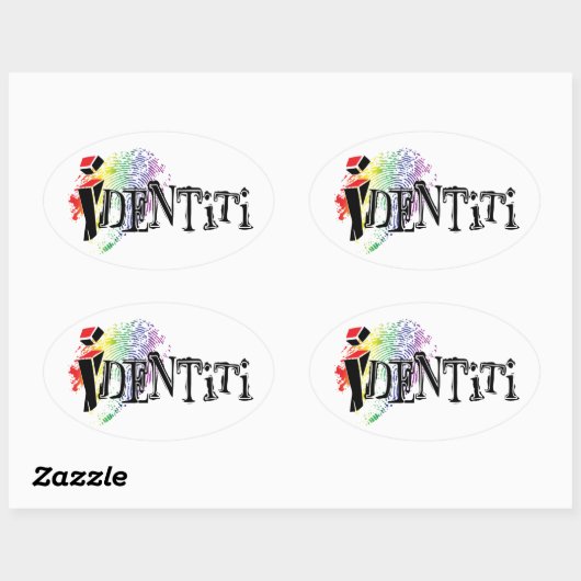 Identiti Ovale Sticker (Vel)