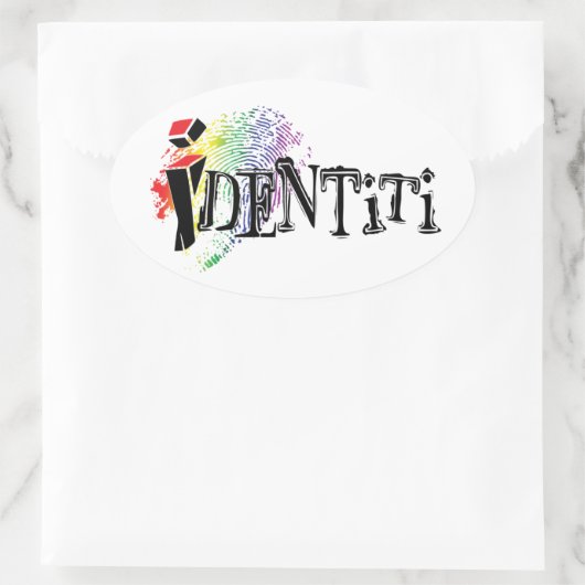 Identiti Ovale Sticker (Tas)