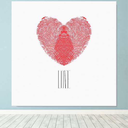 Identity of Love Canvas Afdruk (Insitu (Houten vloer))