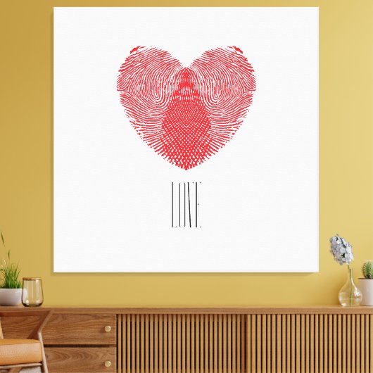Identity of Love Canvas Afdruk (Insitu (Woonkamer))