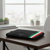 Identity Tech Custom Black Marble Laptop Sleeve