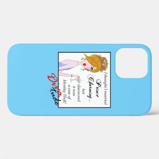 "Identity Theft Diva" Case-Mate iPhone Case (Achterkant (horizontaal))