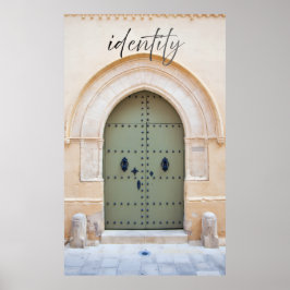 Identity Through the Moroccan Door Poster