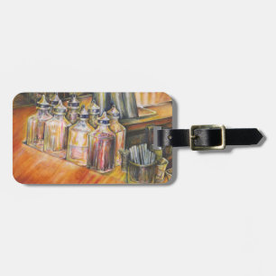 Ideografie van Golden Light Bagagelabel