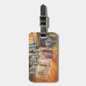 Ideografie van Golden Light Bagagelabel (Voorkant verticaal)