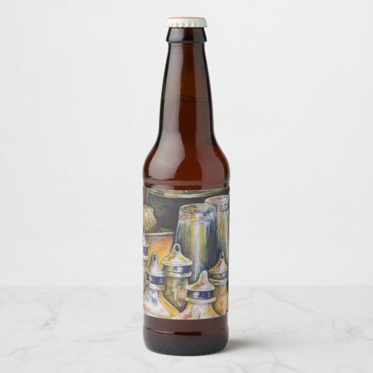 Ideografie van Golden Light Bier Etiket (Voorkant)