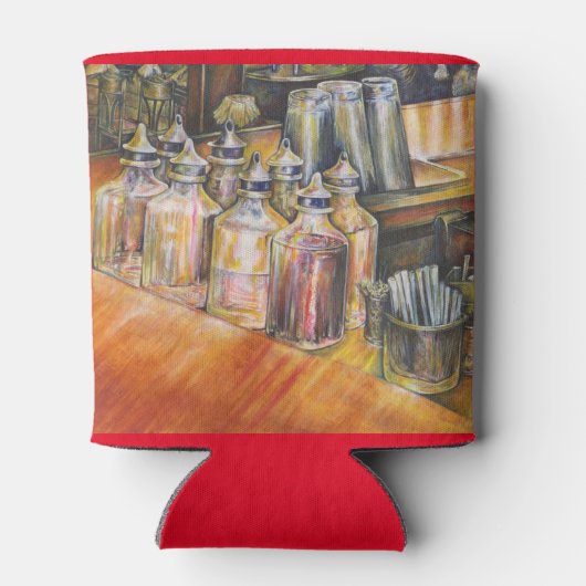 Ideografie van Golden Light Blikjeskoeler (Achterkant)