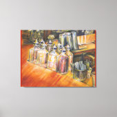 Ideografie van Golden Light Canvas Afdruk (Voorkant)