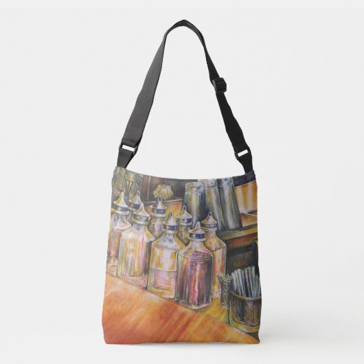 Ideografie van Golden Light Crossbody Tas (Voorkant)