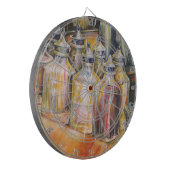 Ideografie van Golden Light Dartbord (Voorkant Links)