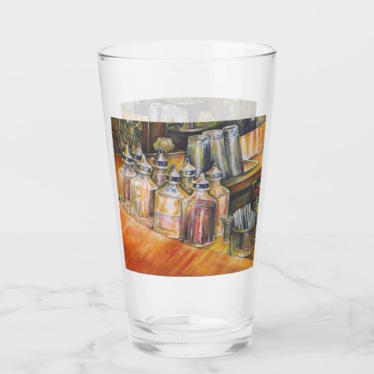 Ideografie van Golden Light Glas (Achterkant)