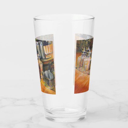 Ideografie van Golden Light Glas (Links)