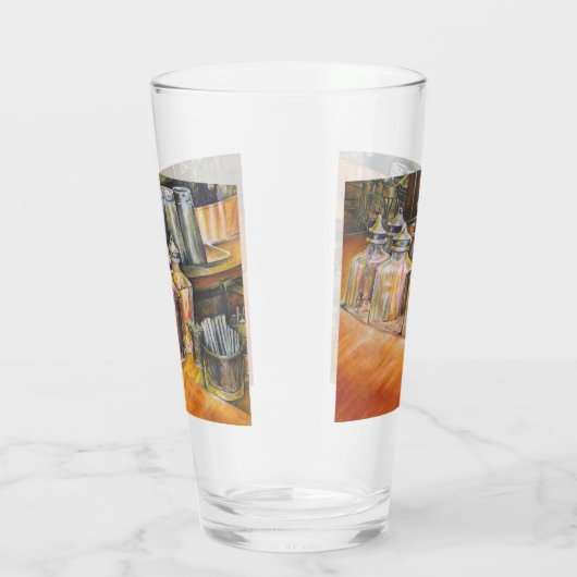 Ideografie van Golden Light Glas (Rechts)