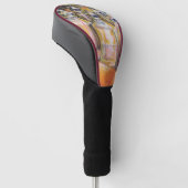 Ideografie van Golden Light Golfheadcover (Schuin)