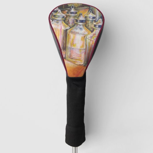 Ideografie van Golden Light Golfheadcover (Voorkant)